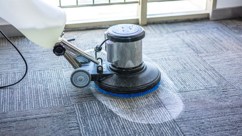 Commercial carpet steam cleaning services in Charleston for spotless, odor-free floors.