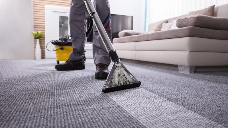 Professional carpet cleaning services for commercial offices in Forest Park using eco-friendly equipment.