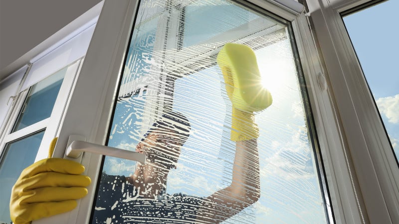 Professional window cleaning services in Phoenix for spotless, streak-free glass inside and out.
