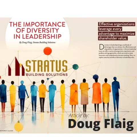 10 People Looking at a Stratus Logo with the Title of the Article by Doug Flaig in the IFA Magazine with no Footer